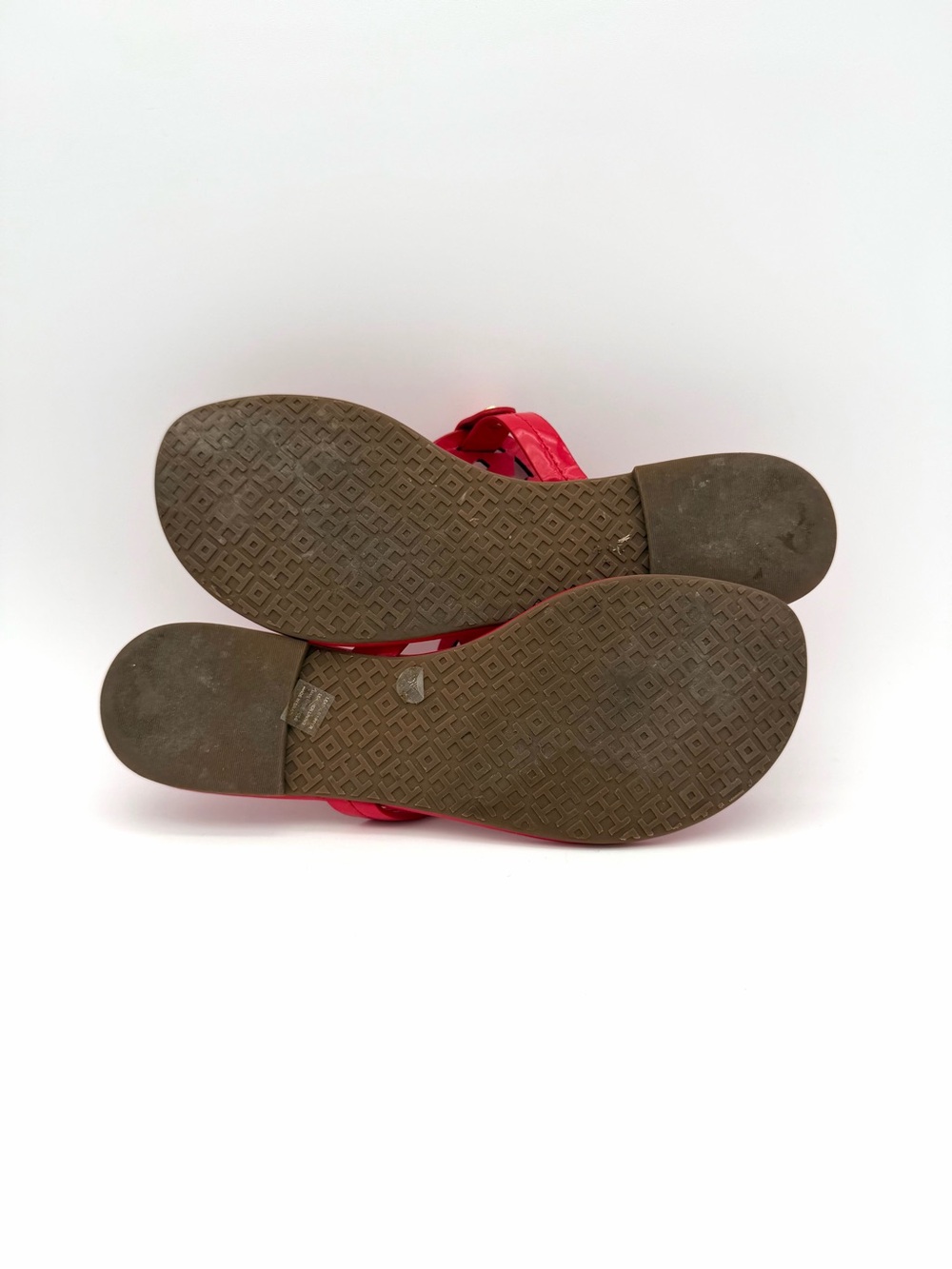 Tory Burch Women’s Flats Slides Sandals Flops Size 6 Shoes Red - Picture 5 of 5